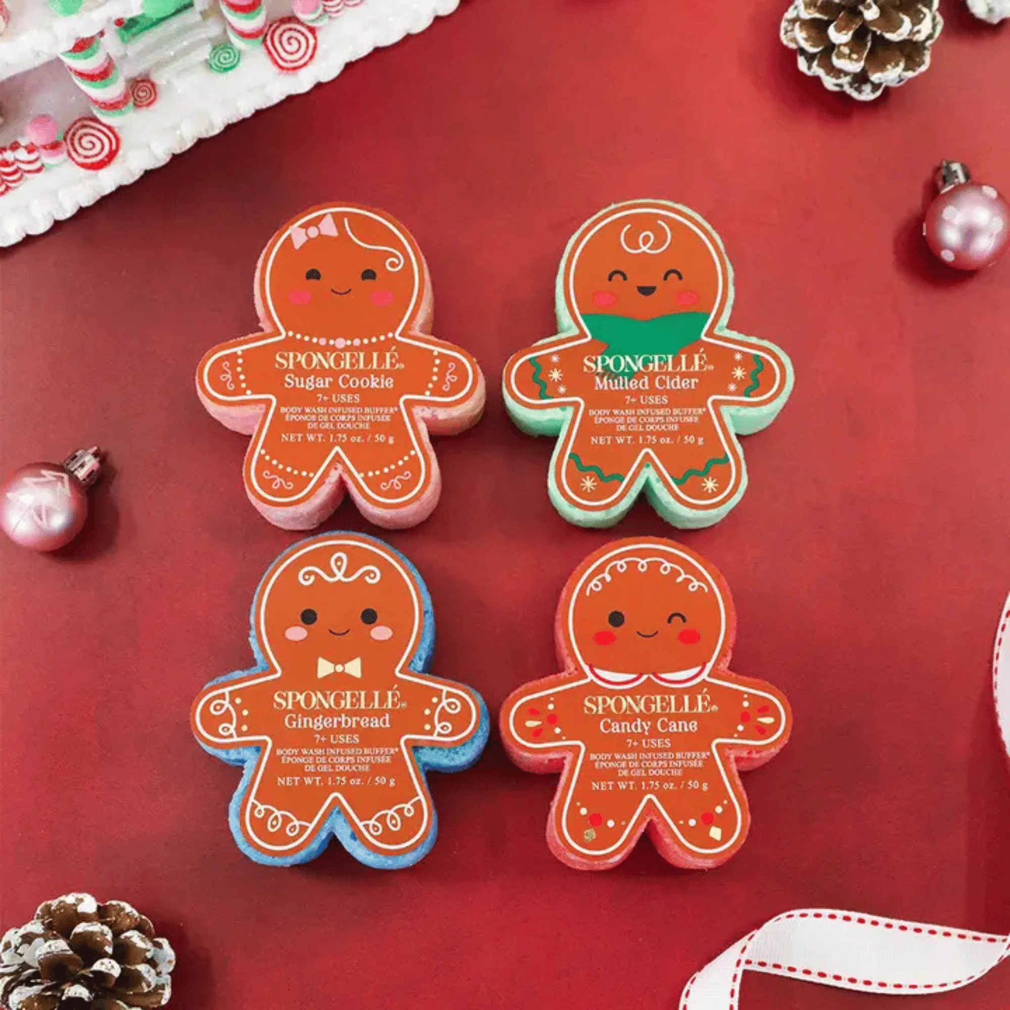 Spongelle Mulled Cider Scented Gingerbread Man Buffer (1.7 oz) #10090473 - Image 4