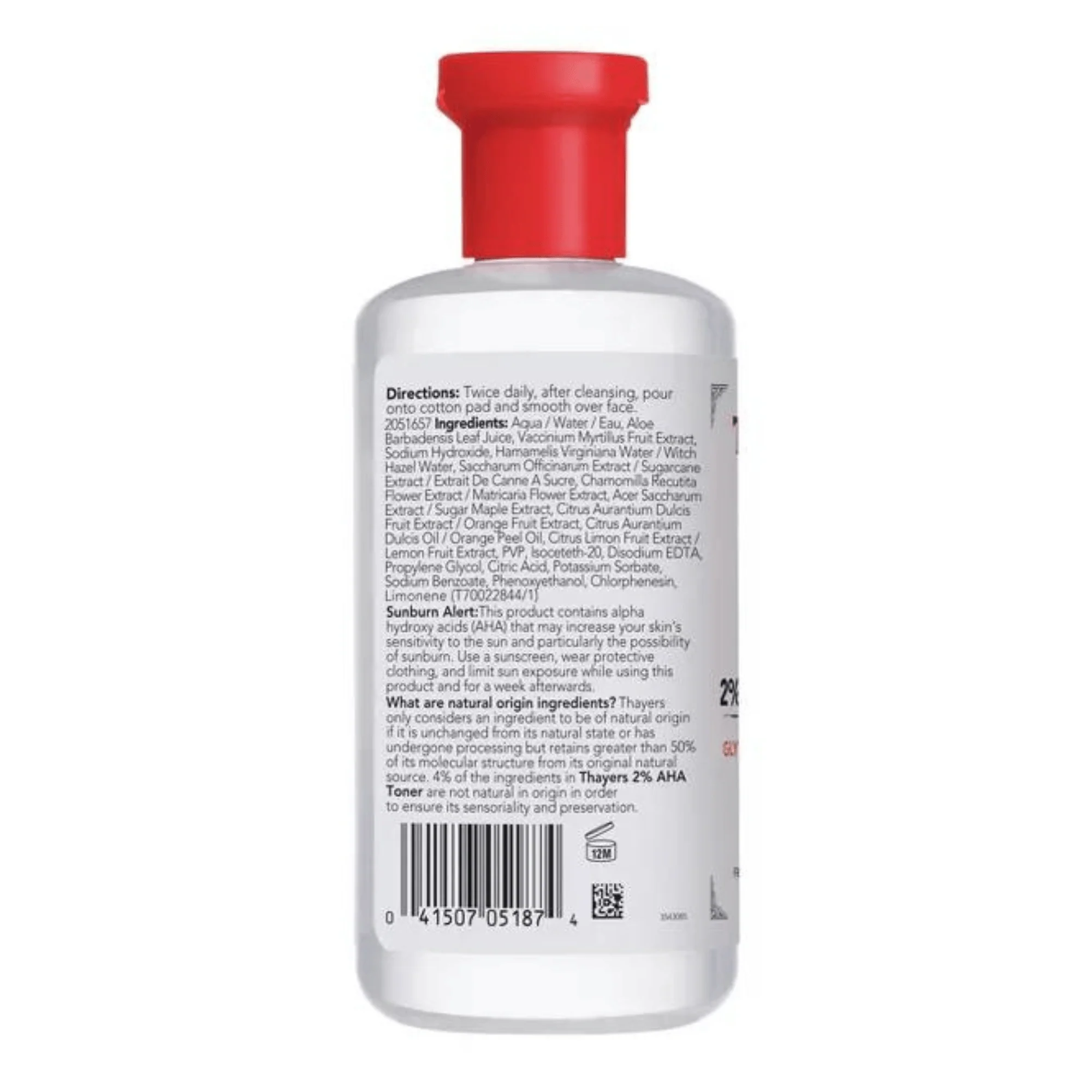 Thayers 2% AHA Toner (12 fl oz) #10087005 - Image 2