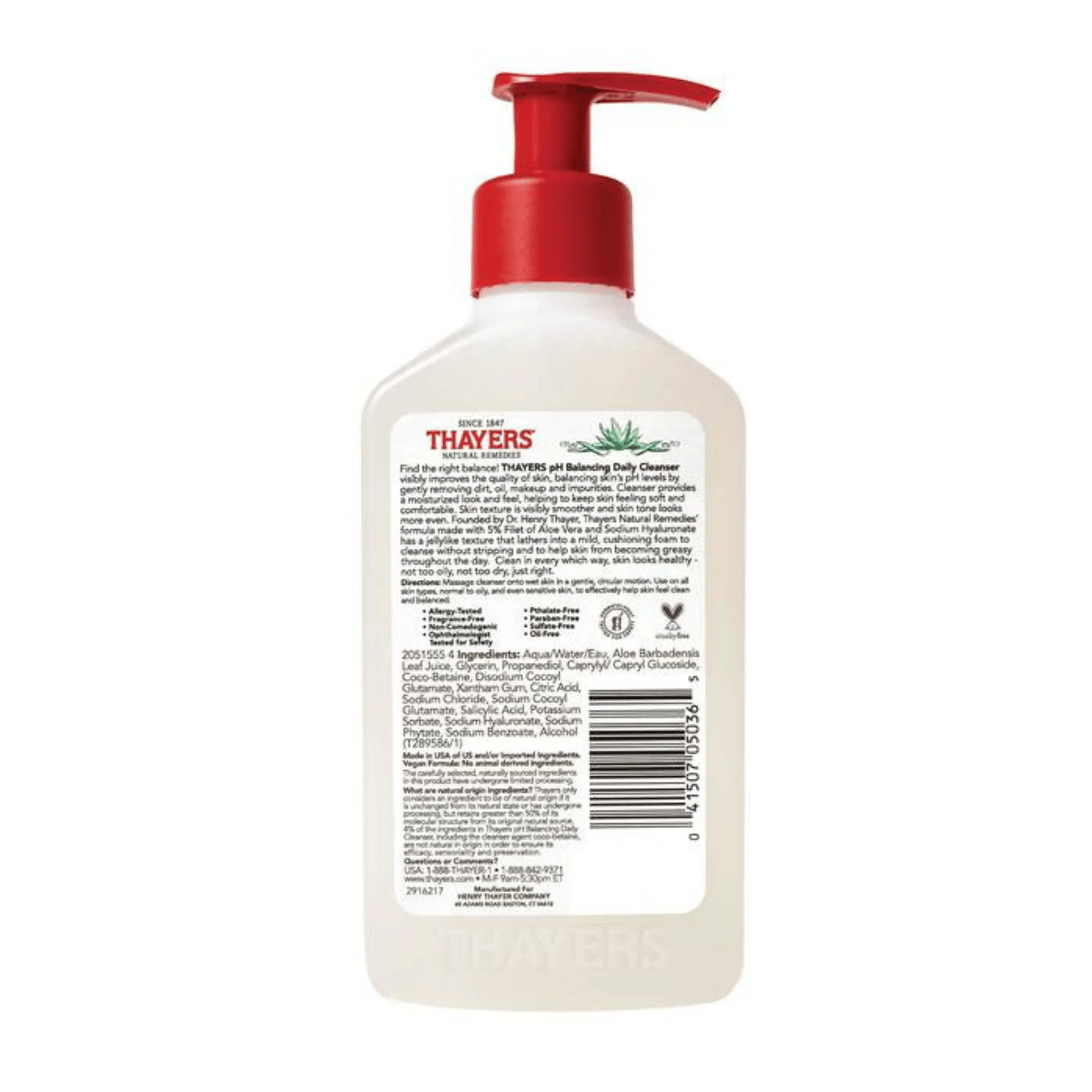 Thayers pH Balancing Daily Cleanser (8 fl oz) #10087002 - Image 2