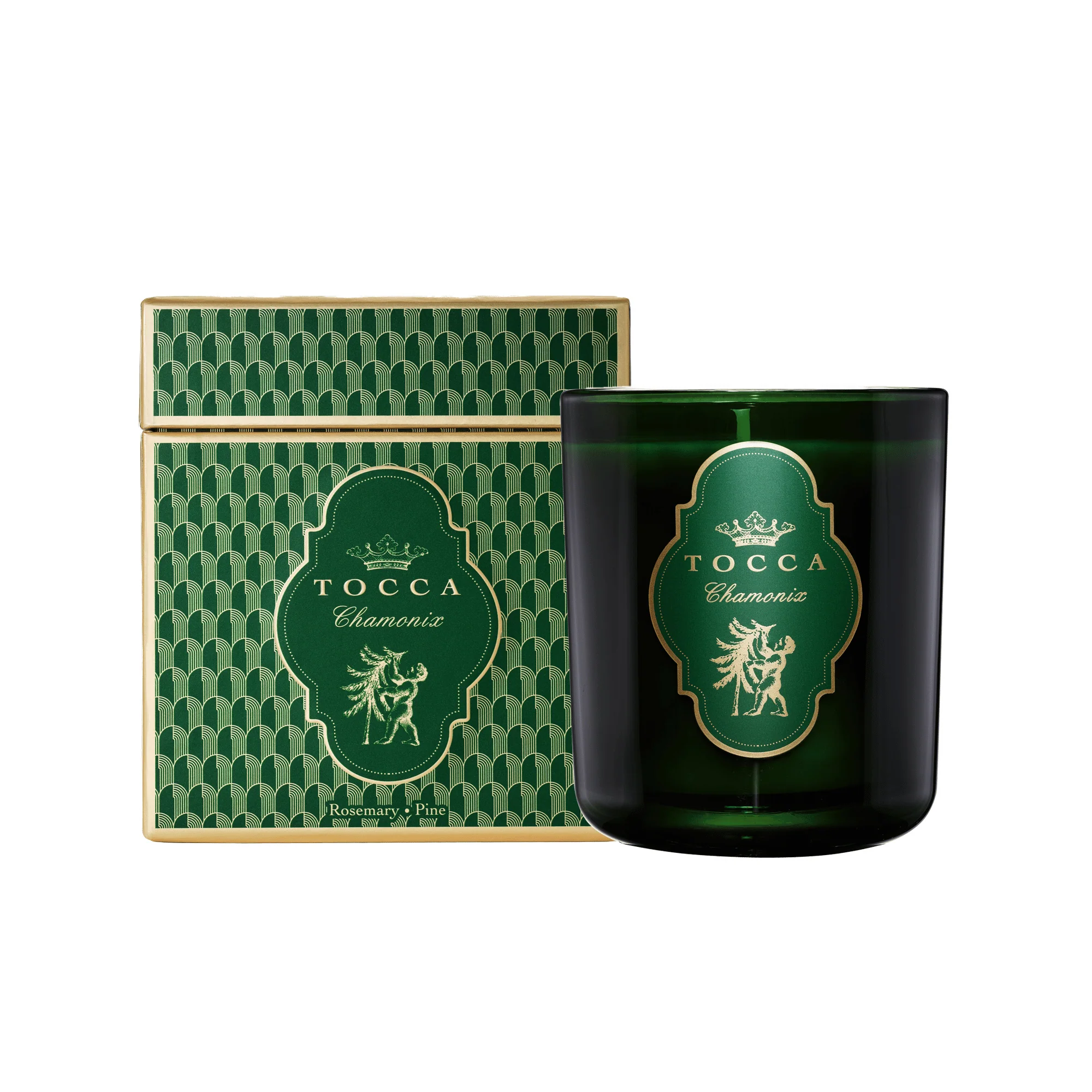 Tocca Chamonix Green Glass Candle (10 oz) #10090515
