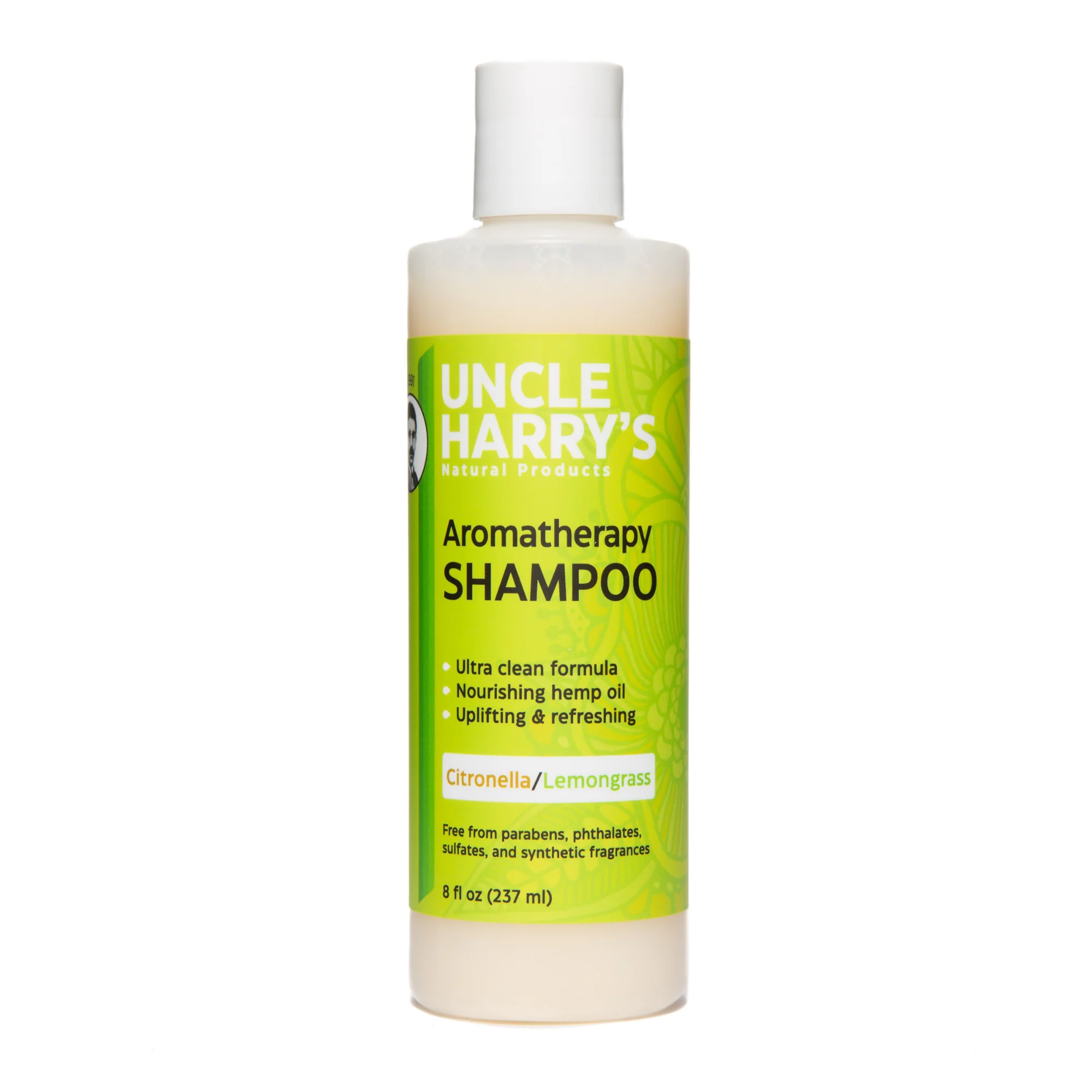 Uncle Harry's Natural Products Citronella Lemongrass Shampoo (8 fl oz) #10089644