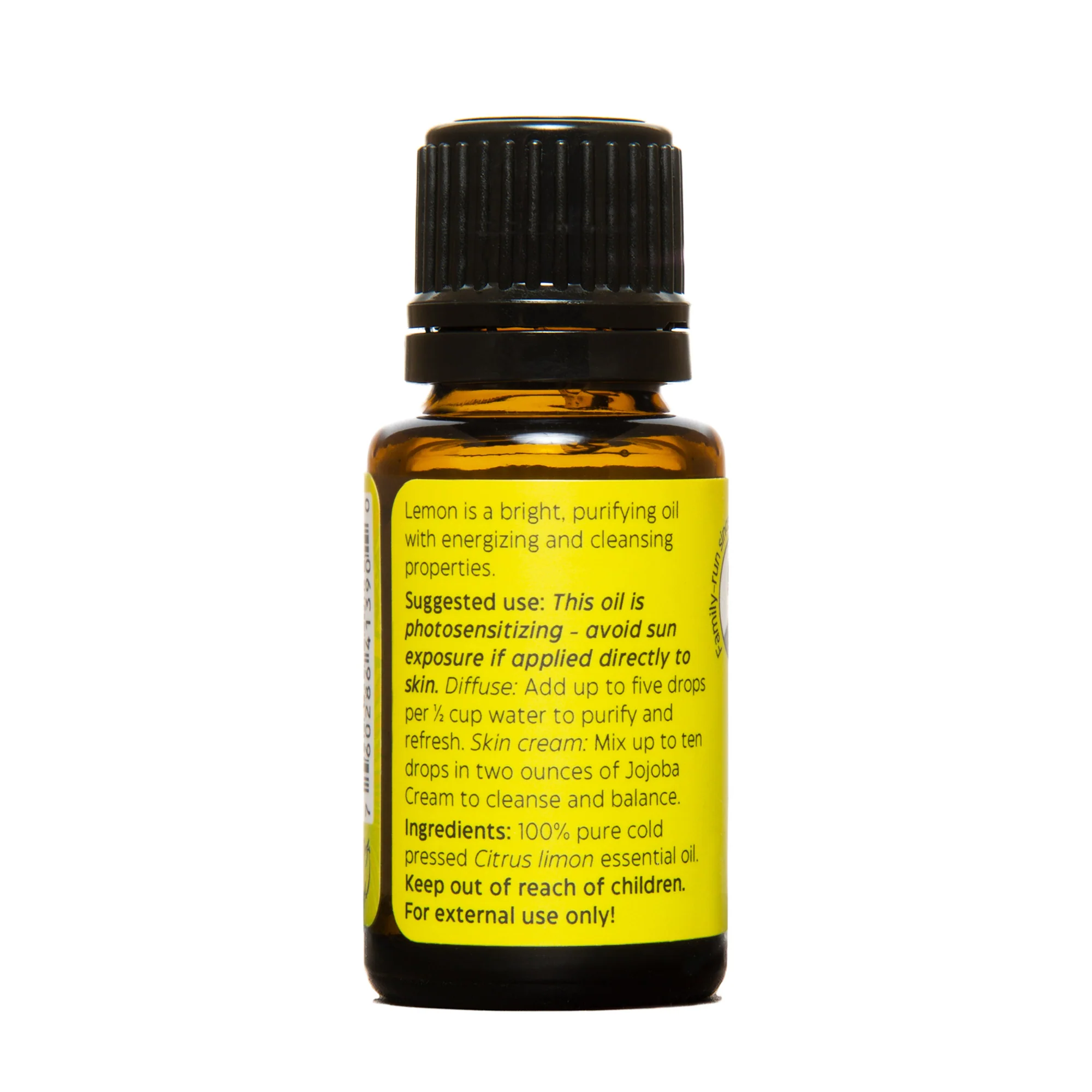 Uncle Harry's Natural Products Lemon Oil (0.5 fl oz) #10089593 - Image 2