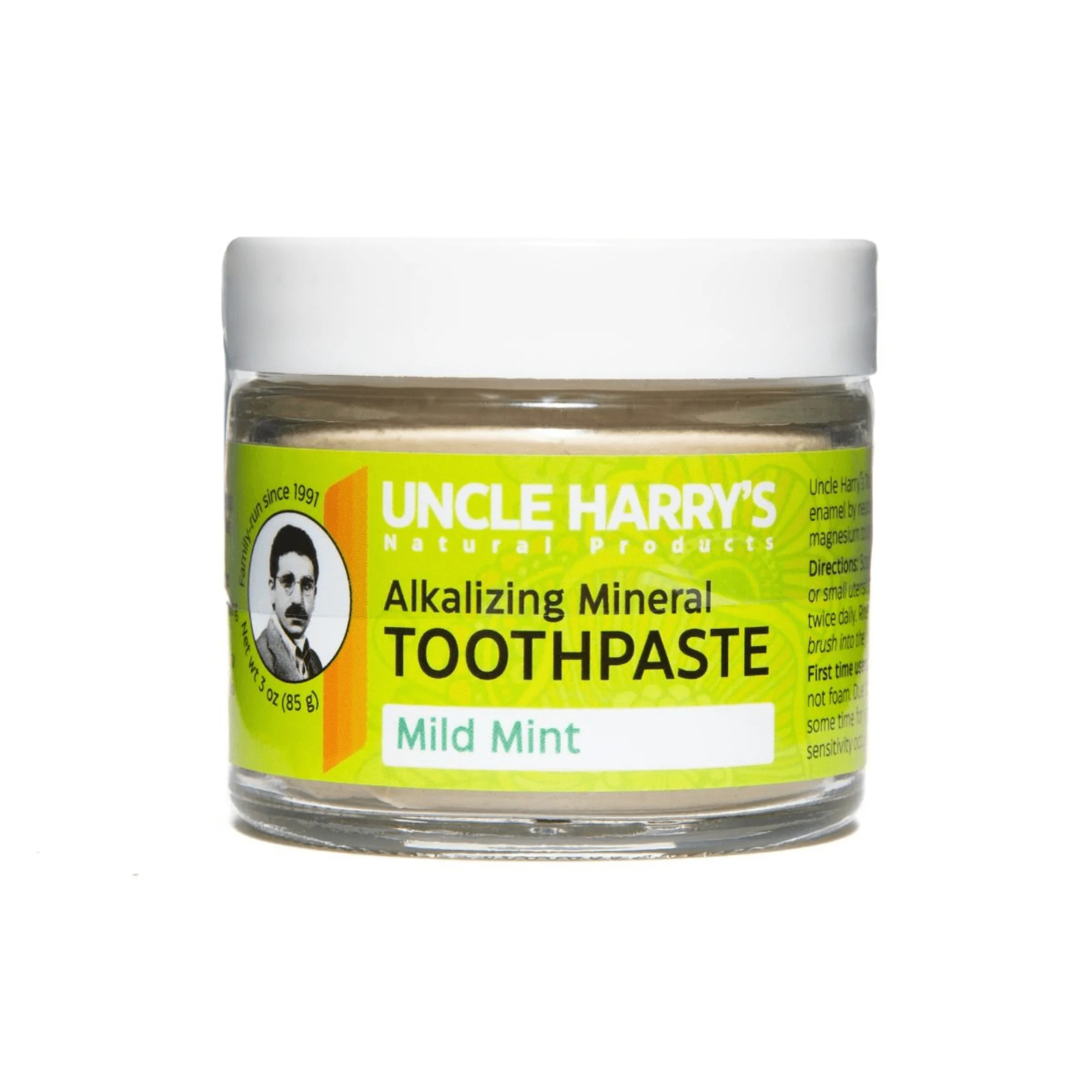 Uncle Harry's Natural Products Mild Mint Toothpaste (3 oz) #10070478 - Image 4