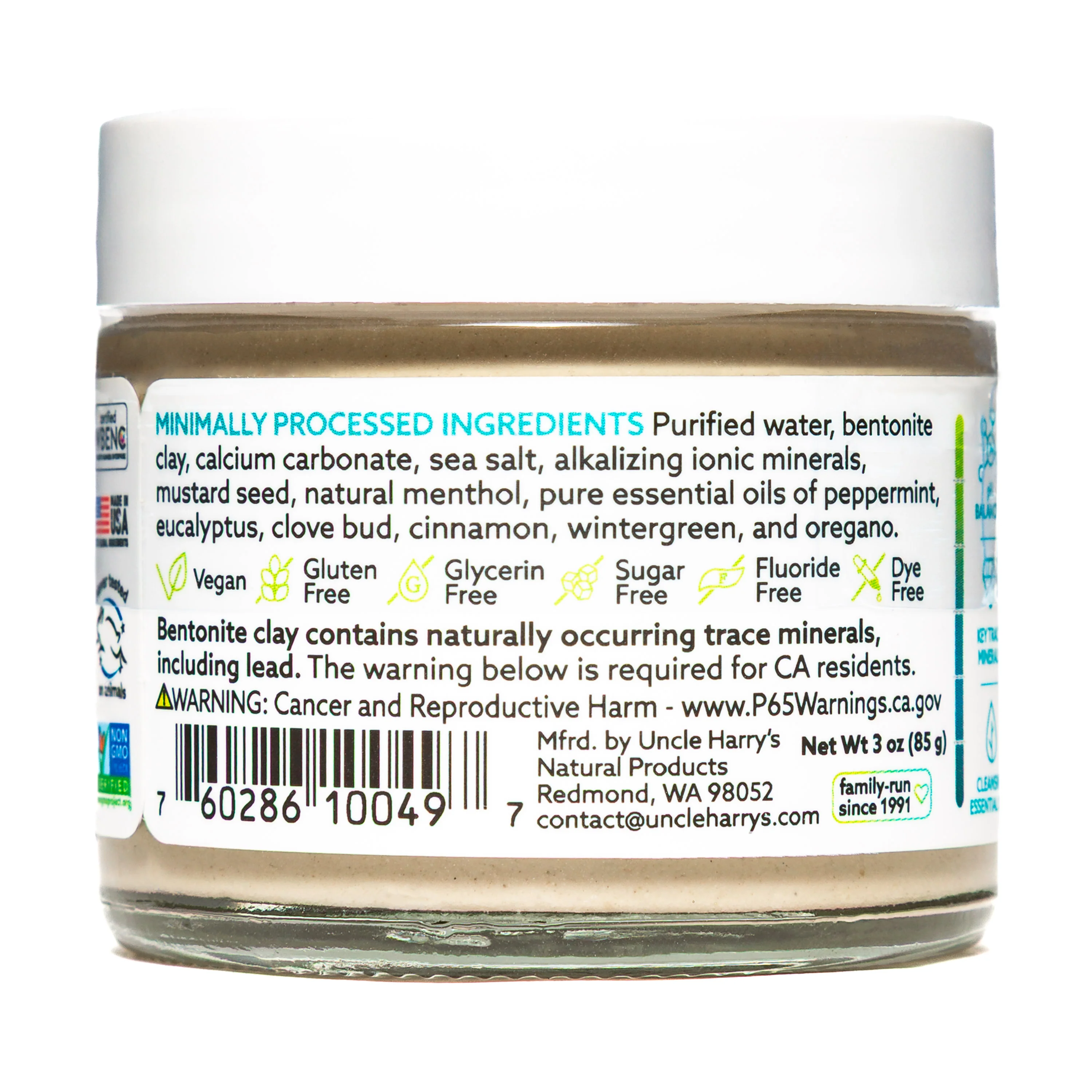 Uncle Harry's Natural Products Spearmint Toothpaste (3 count) #10079180 - Image 4