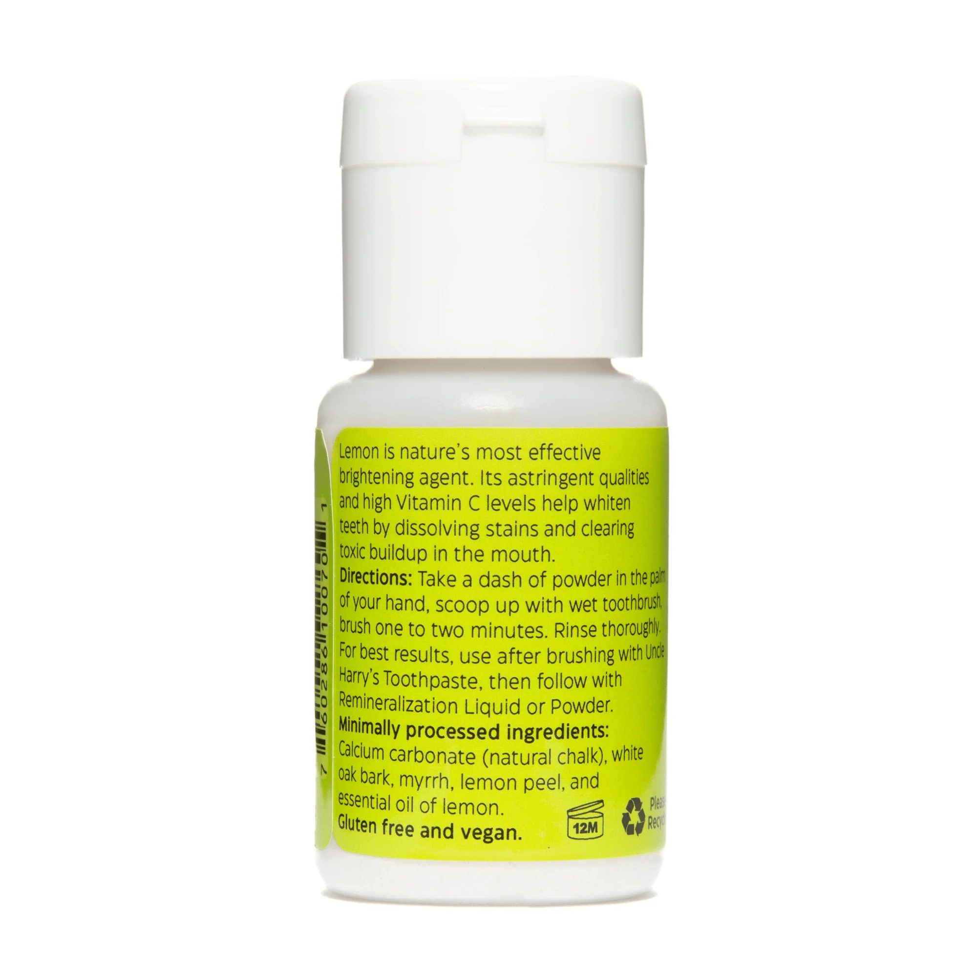 Uncle Harry's Natural Products Tooth Whitener Powder (0.7 oz) #10070908 - Image 2