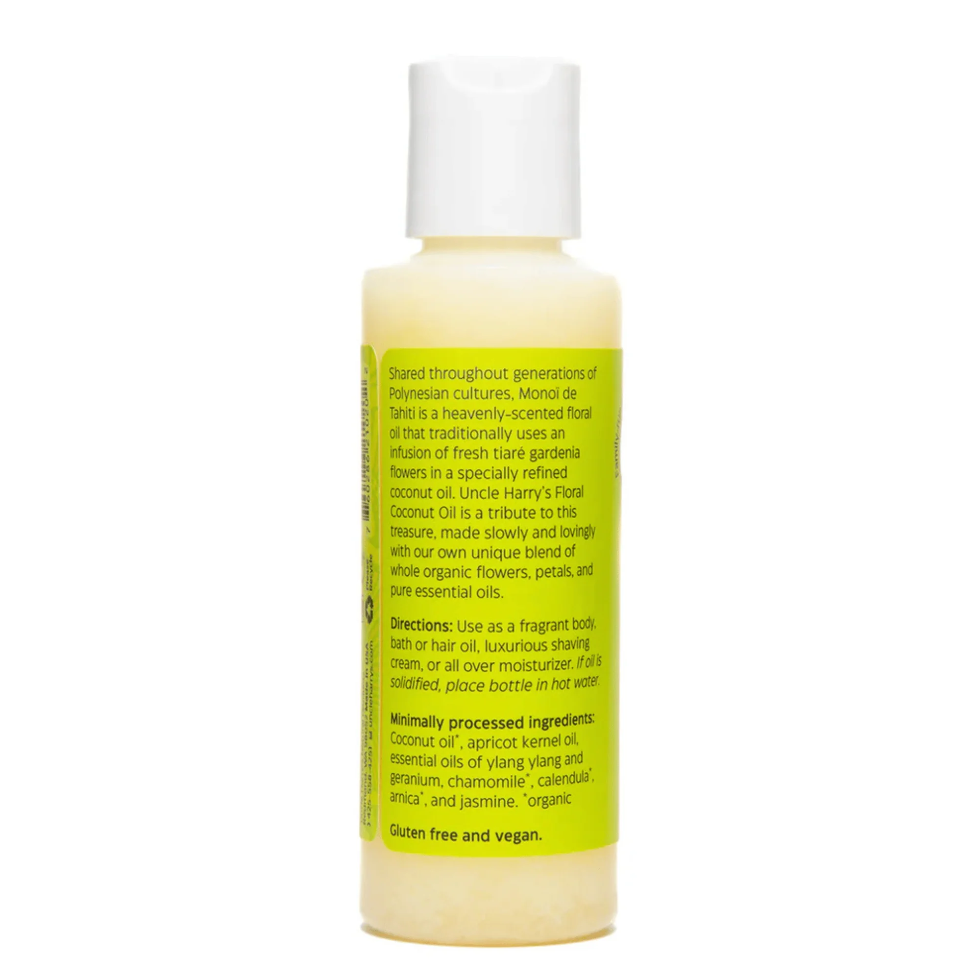 Uncle Harry's Natural Products Ylang Ylang Geranium Floral Coconut Oil (4 fl oz) #10089572 - Image 2